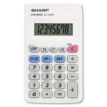 Calculadora Sharp EL-233SB com Tela de 8 Digitos - Branca