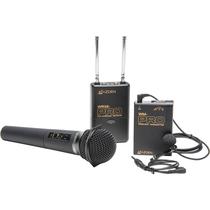 Microfone Azden WDM-Pro Dual-Channel VHF Wireless Mic / Cardioid Handheld