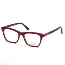 Oculos de Grau Feminino Visard A0140 C7 52-18-140 - Vermelho e Preto