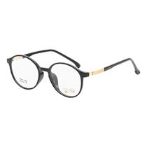 Armacao para Oculos de Grau Visard TR1762 C1 Tam. 50-18-135 - Preto e Dourado