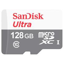 Mem Micro SDXC Sandisk Ultra 128GB 100MB/s SDSQUNR-128G-GN3MA