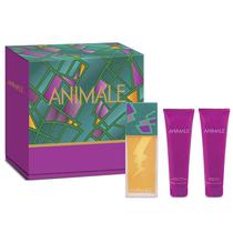 Perfume Kit Animale For Women Edp 100ML + Body Lotion 100ML + Shower Gel 100ML - Feminino