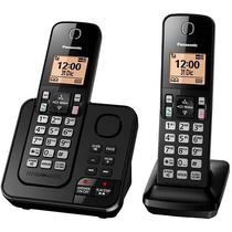 Telefone Sem Fio Panasonic KX-TGC362 com Atendimento Digital - Preto