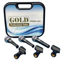 Gold Microfone DM581-Kit