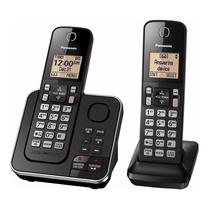 Telefone Sem Fio Panasonic KX-TGC362 2 Bases 110V - Preto