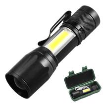 Mini Lanterna LED Tatico ZLZ-BL535 USB Recarregavel - Preto