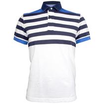 Camiseta Tommy Hilfiger Polo Masculino MW0MW02423-902 s Azul / Branco