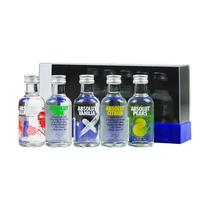 Kit Vodka Absolut com 5 Unidades Miniatura