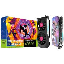 Placa de Vídeo Zotac Geforce RTX 4060 Ti Gaming Twin Edge Oc Spider-Man: Across The Spider-Verse 8 GB GDDR6 (ZT-D40610H-10SMP)