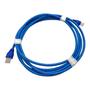 Cabo Iuron CAT6 Utp Patch Cord 26AWG 7/0.16MM 3M Azul