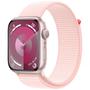 Apple Watch Series 9 45 MM MR9J3LL A2980 GPS - Pink Aluminum/Light Pink Sport Loop