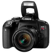 Câmera Digital Canon EOS Rebel T7I 24.2MP 3.0" Lente EF-S 18-55MM IS STM foto principal