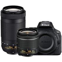 Câmera Digital Nikon D5600 24.2MP 3.2" Lente AF-P DX NIKKOR 18-55MM VR + 70-300MM ED foto principal