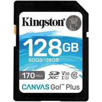 Cartão de Memória Kingston Canvas Go! Plus SDXC 128GB Classe 10 foto principal