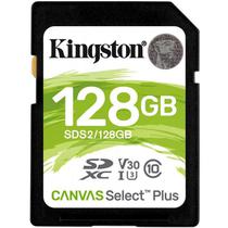 Cartão de Memória Kingston Canvas Select Plus SDXC 128GB Classe 10 foto principal