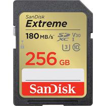 Cartão de Memória Sandisk Extreme SDXC 256GB Classe 10 180MB/s foto principal