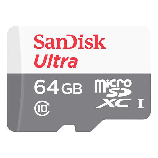 Memoria Micro SDXC Ultra Sandisk 64GB 100MBS 2X1 CLASS10
