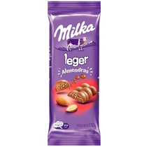 Chocolate Milka Leger Almendras 110G foto principal