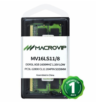 Memória Macrovip DDR3L 8GB 1600MHz Notebook MV16LS11/8 foto principal