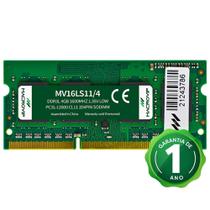 Memória Macrovip DDR3L 4GB 1600MHz Notebook MV16LS11/4 foto principal