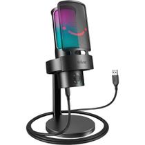 Microfone Fifine AmpliGame A8 Plus RGB USB foto 1