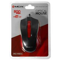 Mouse Mox MO-M802 Óptico USB foto 3