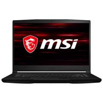 Notebook MSI GF63 Thin 9SCX-005US Intel Core i5 2.4GHz / Memória 8GB / SSD 256GB / 15.6" / Windows 10 / GTX 1650 4GB foto principal