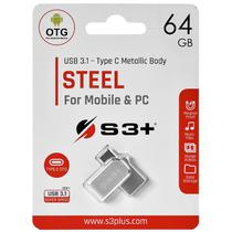Pendrive S3+ Steel 64GB foto principal