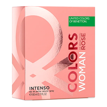 Perfume Benetton Colors Woman Rose Intenso Eau de Parfum Feminino 80ML foto 1