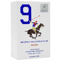 Perfume Beverly Hills Polo Club Sport 9 White Eau de Toilette Masculino 50ML foto 1