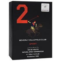 Perfume Beverly Hills Polo Club Sport 2 Black Eau de Toilette Masculino 100ML foto 1