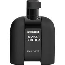 Perfume Mirada Shield Black Leather Eau de Parfum Masculino 100ML foto principal