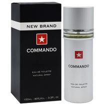 Perfume New Brand Commando Eau de Toilette Masculino 100ML foto 2