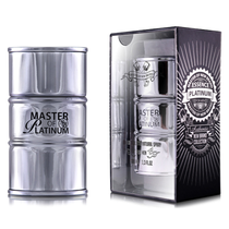 Perfume New Brand Master Of Platinum Eau de Toilette Masculino 100ML foto 2