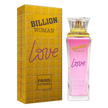 Perfume Paris Elysees Billion Woman Love Eua de Toilette Feminino 100ML foto 2