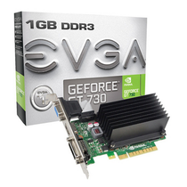 Placa de Vídeo EVGA GeForce GT730 1GB DDR3 PCI-Express foto principal