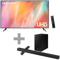 TV Samsung LED UN75AU7000G Ultra HD 75" 4K + Soundbar Samsung HW-R450 foto principal