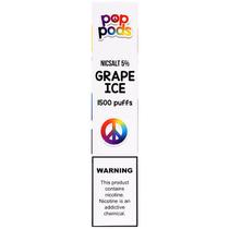 Vaper Descartável Pop Pods Grape Ice 1500 Puffs foto principal