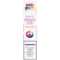 Vaper Descartável Pop Pods Peach Ice 1500 Puffs foto principal