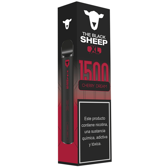 Pod Descartable Black Sheep XL Cherry Dream 5% 1500 Puff
