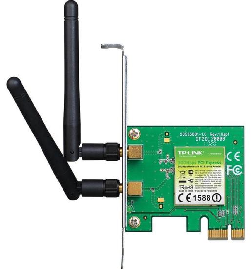Placa Wireless TP-Link TL-WN881ND PCI-e com 2 Antenas