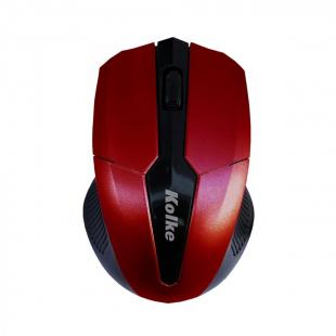 Mouse Kolke KEM-412 Sem Fio Preto/Vermelho