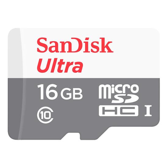 Cartao de Memoria Sandisk Ultra C10 16GB/ 80MBS - (SDSQUNS-016G-GN3MA)