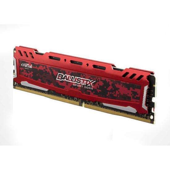Memória Ballistix Red 4GB DDR4 2400M BLS4G4D240FSE