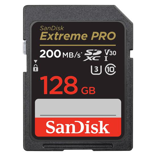 Cartao de Memoria Sandisk Extreme Pro 128GB / U3 / 200MBS - SDSDXXD-128G-GN4IN