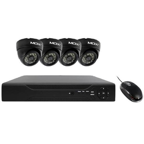 Kit DVR Mox - MO-KIT400D - 4 Cameras Internas