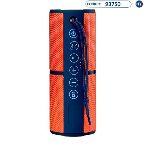 Speaker Pulse SP246 de 15W com Bluetooth/ Microsd/ Auxiliar/ Radiofm - Azul/ Laranja