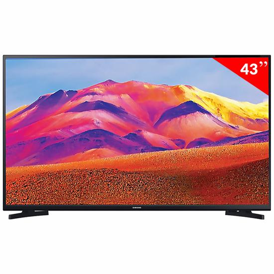 Smart TV LED de 43" Samsung UN43T5202AG FHD com Wi-Fi/HDMI/USB/Bivolt (2020) - Preto