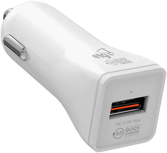Carregador Veicular Elg CC1S-QC 1X USB 3A - Branco