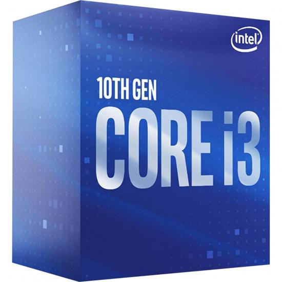 Processador Intel 1200 i3 10100F Box 4.3GHZ s/Video